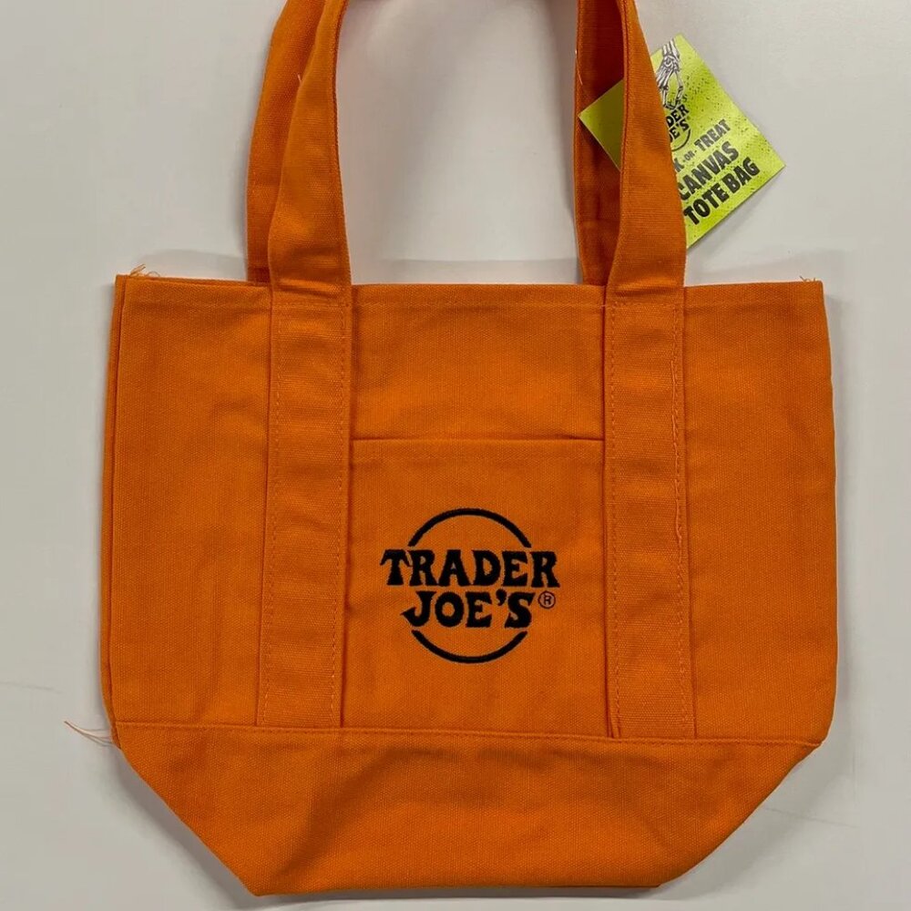 Trader Joe's Trick-or-Treat Mini Canvas Tote